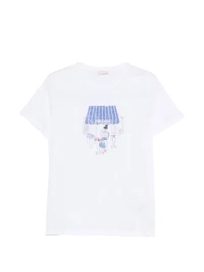 Liu •jo Print-detail T-shirt In White