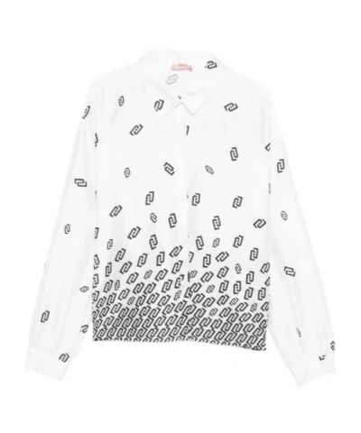 Liu •jo Kids' Printed Button-fastening Shirt In Multi