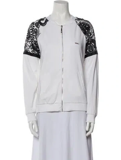 Pre-owned Liu •jo Printed Jacket In Neutral