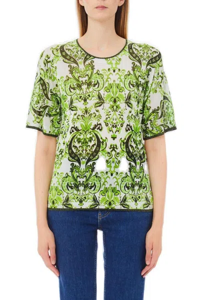 LIU •JO PRINTED KNIT T-SHIRT LIU-JO