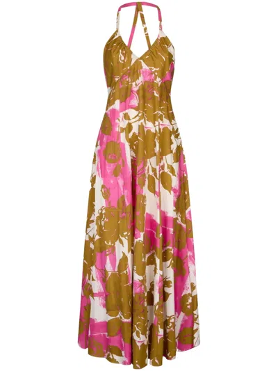 LIU •JO PRINTED POPLIN DRESS