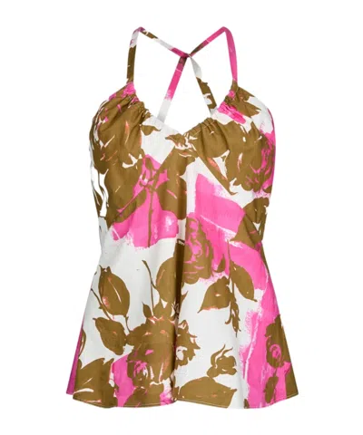 LIU •JO LIU JO PRINTED POPLIN TOP