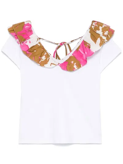 Liu •jo T-shirt Liu Jo Woman Color Multicolor In White