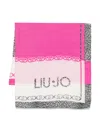 Liu •jo Printed Scarf In Pink