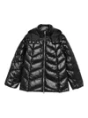 Liu •jo Lightweight Quilted Jacket With High Collar In Black