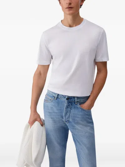 Liu •jo Pure Cotton T-shirt In White