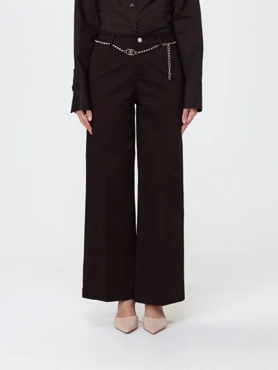 Liu •jo Pants Woman Liu Jo In Brown