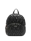 Liu •jo Quilted Bucket Bag With Adjustable Straps In Purple