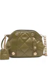 Liu •jo Quilted Cross Body Bag In Green