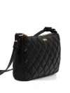 Liu •jo Quilted Crossbody Bag In Black