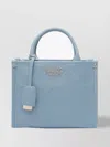Liu •jo Quilted Denim Cross-body Bag With 2 Handles In Blue