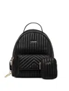 Liu •jo Quilted-design Backpack In Black