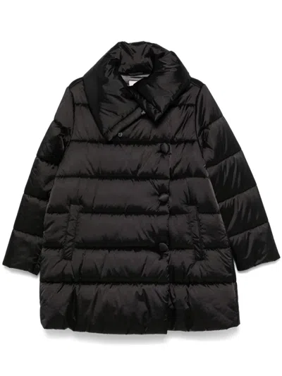 Liu •jo Quilted Padded Coat In Black