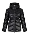 Liu •jo Quilted-pattern Hooded Jacket In Black