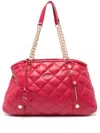 Liu •jo Liu Jo Quilted Cherry Red Bag In Red