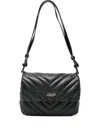 Liu •jo Quilted Shoulder Bag In Black