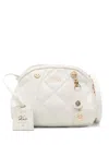 Liu •jo Quilted Shoulder Bag In Neutrals