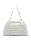 Liu •jo Quilted Shoulder Bag In White