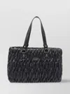 Liu •jo Quilted Texture Tote Bag With Shoulder Strap