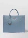 Liu •jo Quilted Denim Cross-body Bag With 2 Handles
