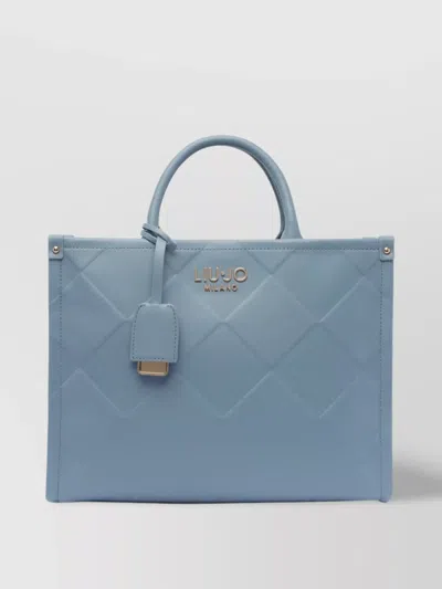 LIU •JO QUILTED TOTE BAG 2 HANDLES