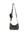 LIU •JO LIU JO QUILTED ZIPPED SHOULDER BAG