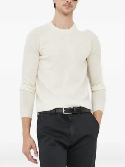 Liu •jo Raglan-sleeve Wool-cashmere Sweater In Gold