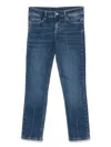 Liu •jo Raised-seam Jeans In Blue