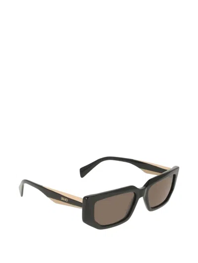 Liu •jo Rectangle-frame Sunglasses In Black