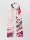 Liu •jo Rectangular Lightweight Floral Print Scarf