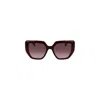 Liu •jo Red Bio-injected Women Sunglass In Black