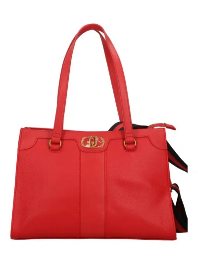 Liu •jo Red Eco-leather Shopping Bag