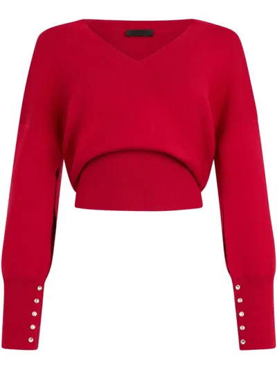 Liu •jo Red Top With Cut-out