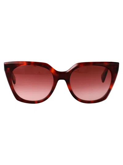 Liu •jo Liu Jo Red Tortoise Acetate Sunglasses