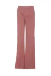 Liu •jo Twill Trousers In Pink
