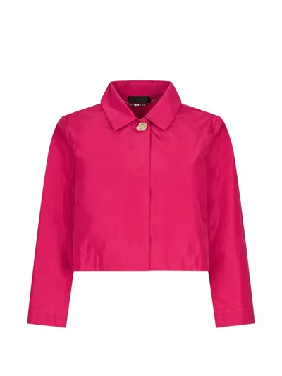 Liu •jo Regular-fit Jacket In Pink