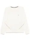 Liu •jo Rhinestoned Sweatshirt In White