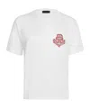 Liu •jo Liu Jo Graphic Embroidered Embellished T In White