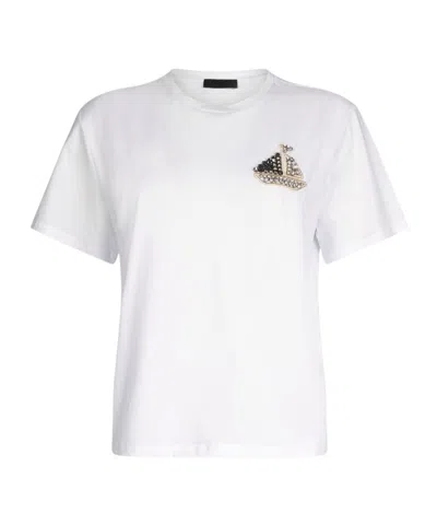 Liu •jo Rhinestone-boat T-shirt