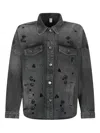 Liu •jo Denim Jacket With Rhinestones