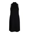 Liu •jo Knit Dress With Rhinestones In Black