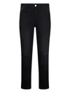 Liu •jo Slim Cropped Jeans In Black