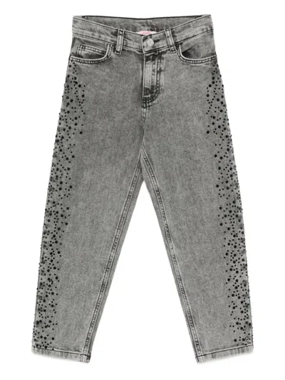 LIU •JO RHINESTONE-EMBELLISHED JEANS