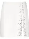 Liu •jo Rhinestone-embellished Miniskirt In White