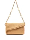 Liu •jo Rhinestone-embellished Shoulder Bag In Brown
