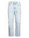 Liu •jo Liu Jo Light Blue Relaxed-fit Liu Jo Jeans In Blue
