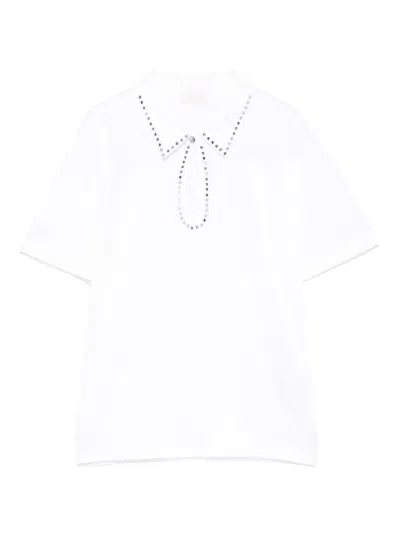LIU •JO RHINESTONE-EMBELLISHED T-SHIRT