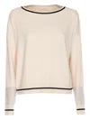 Liu •jo Rhinestone-embellished Top In Neutral
