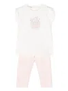 Liu •jo Rhinestone-embellished Trouser Set In White