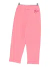 Liu •jo Rhinestone-embellished Trousers In Pink